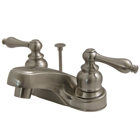 Kingston Brass 4" Centerset Bathroom Faucet, Brushed Nickel KB258AL